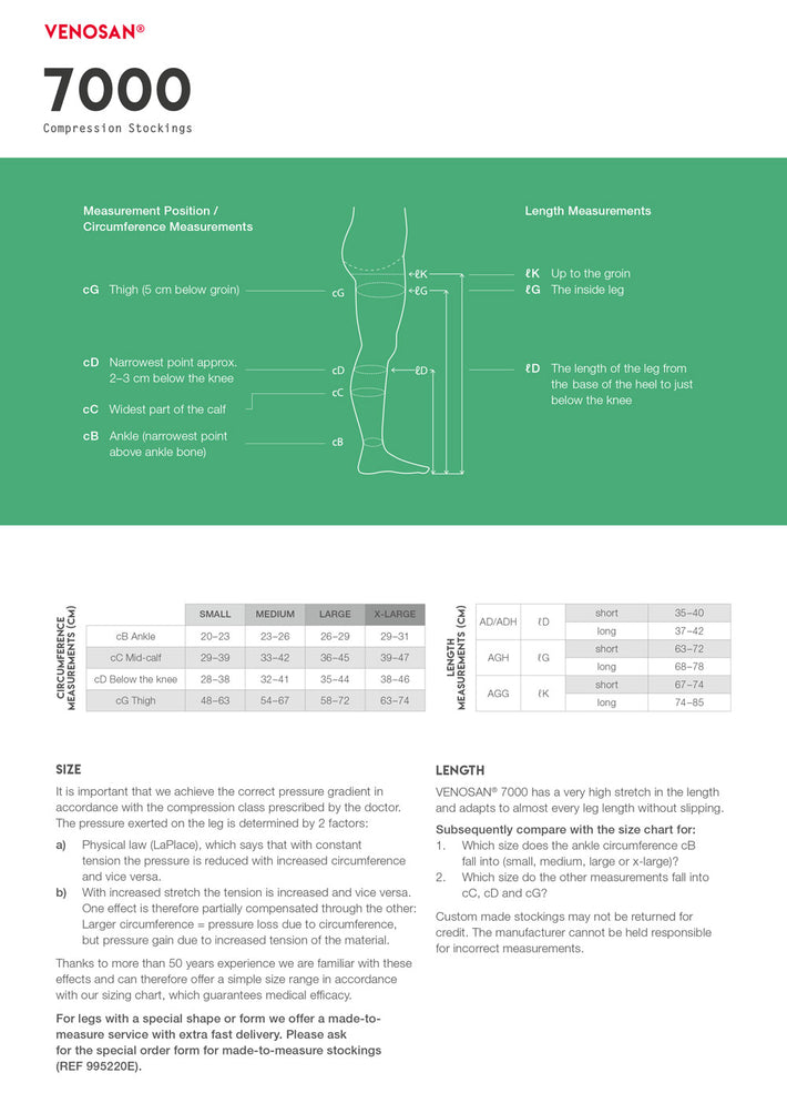 Compression Stocking Measuring Guide.pdf Measuring guides for compression socks and stockings – Venocare