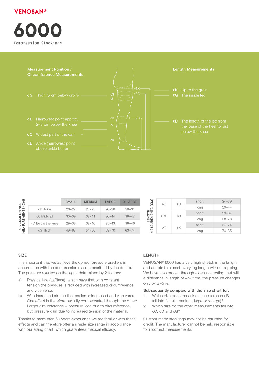 Venosan-6000-series-size-guide-compression-stockings